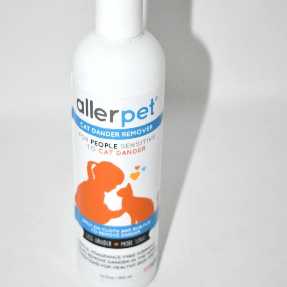 Allerpet Cat 12-oz Bottle Reduces Allergens, Softens Fur – NWT